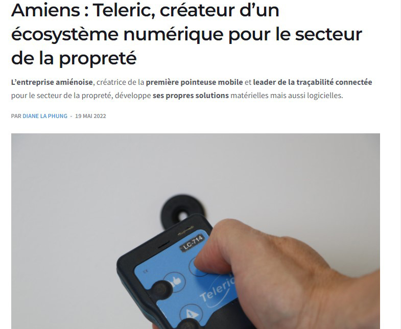 PRESSE : Après le 20h de France 2, Teleric a les honneurs de Picardie La Gazette