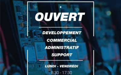 📆 ON RESTE OUVERT