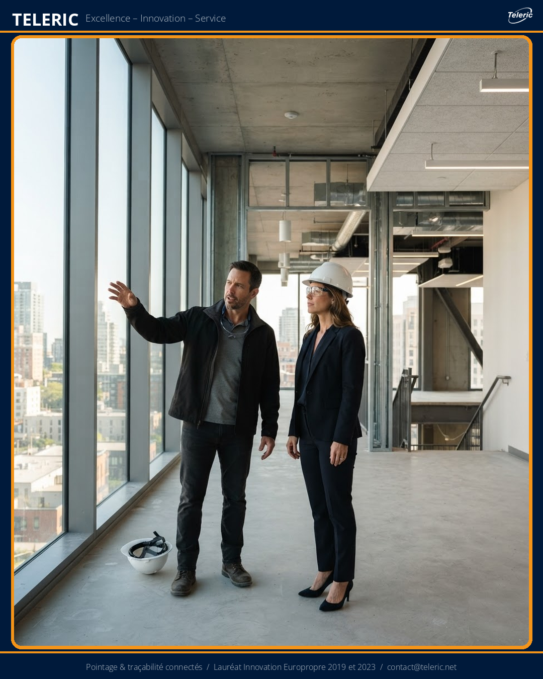Réception de chantier digitalisée Teleric - BTP traçabilité terrain